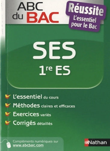 Livrenpoche : Sciences économiques et sociales 1ère ES - Frantz Badufle - Livre