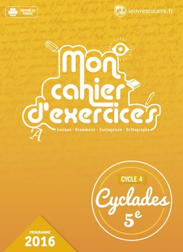 Livrenpoche : Français 5e : Cahier d'exercices 2016 - Collectif - Livre