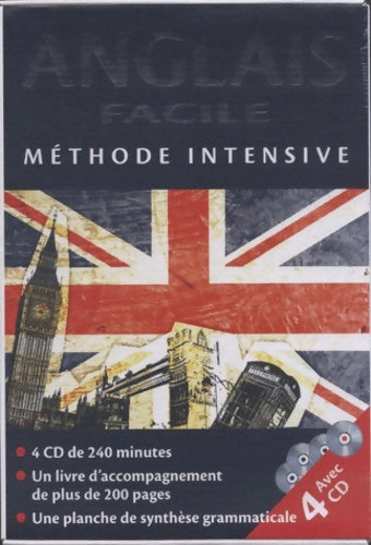 Livrenpoche : Anglais facile : Méthode intensive (4 CD) - Collectif - Livre