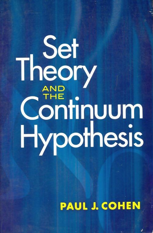 Livrenpoche : Set theory and the continuum hypothesis - Paul J. Cohen - Livre