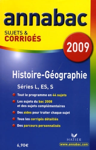 Livrenpoche : Histoire-géographie Terminales L, ES, S sujets et corrigés 2009 - Jacques Asklund - Livre