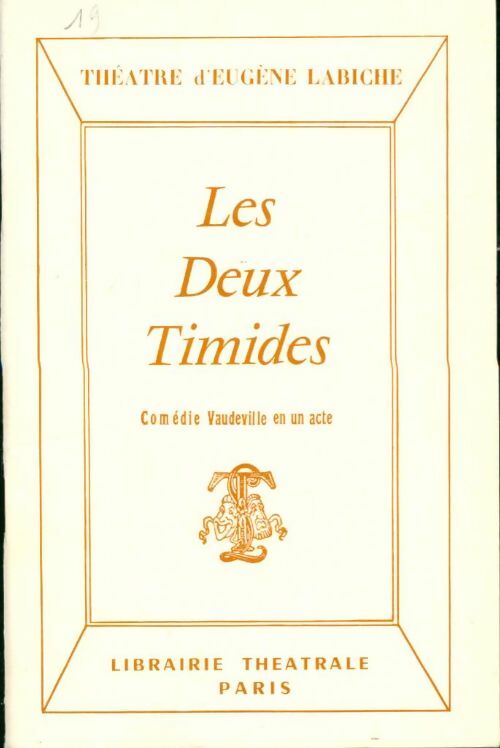 Livrenpoche : Les deux timides - Eugène Labiche - Livre