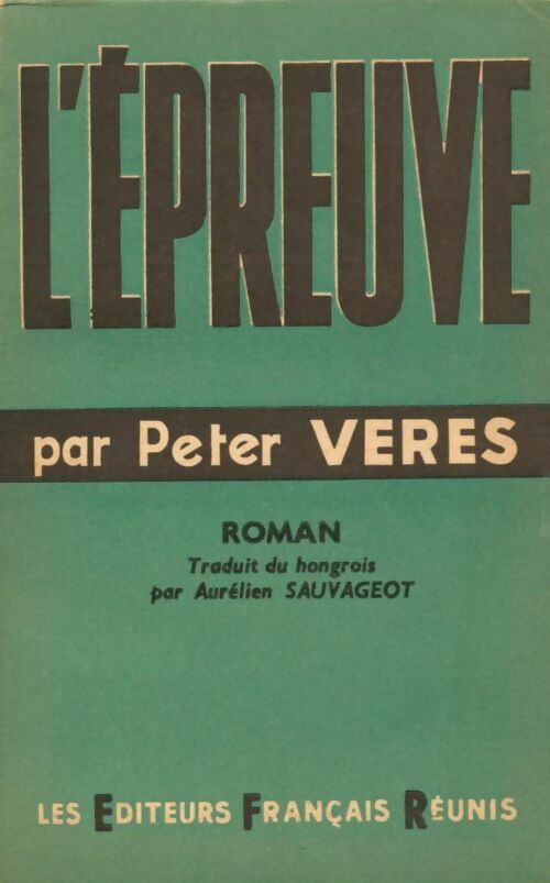 Livrenpoche : L'épreuve - Peter Veres - Livre