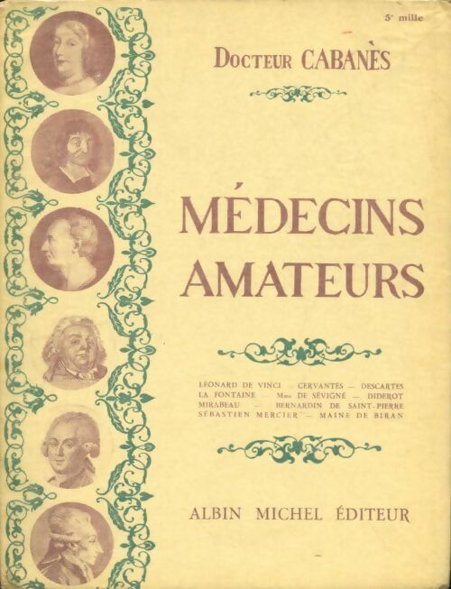 Livrenpoche : Médecins amateurs - Docteur cabanès - Livre