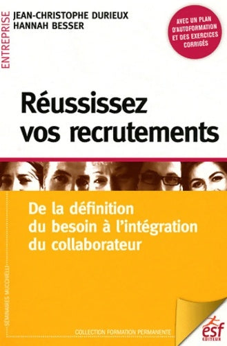 Livrenpoche : Réussissez vos recrutements - Jean-christophe Durieux - Livre