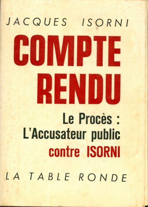Livrenpoche : Compte rendu - Jacques Isorni - Livre