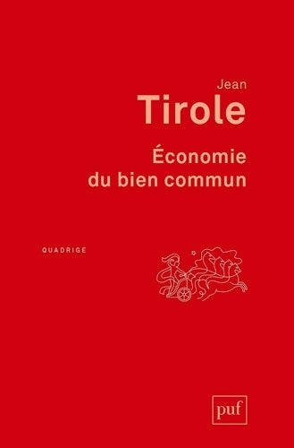 Économie du bien commun - Jean Tirole - Livre