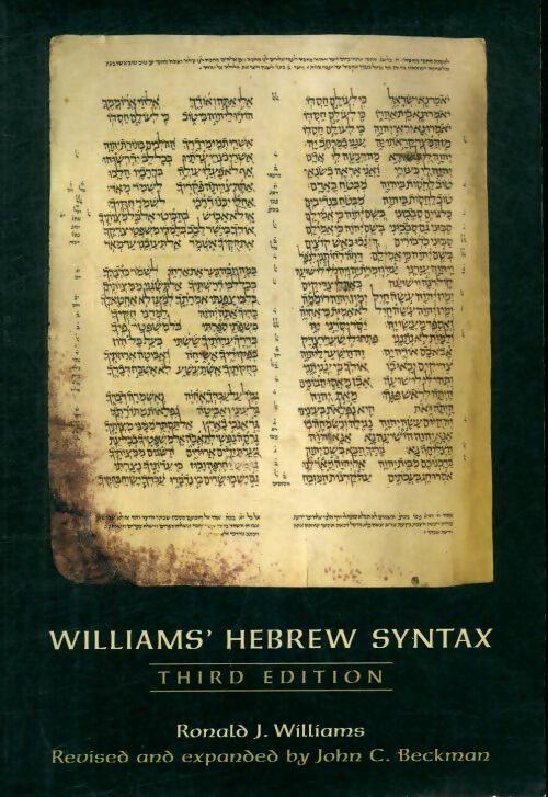 Livrenpoche : Williams' hebrew syntax - John C. Beckman - Livre