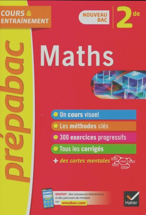 Math Seconde  - Jean-Dominique Picchiottino -  Prépabac - Livre