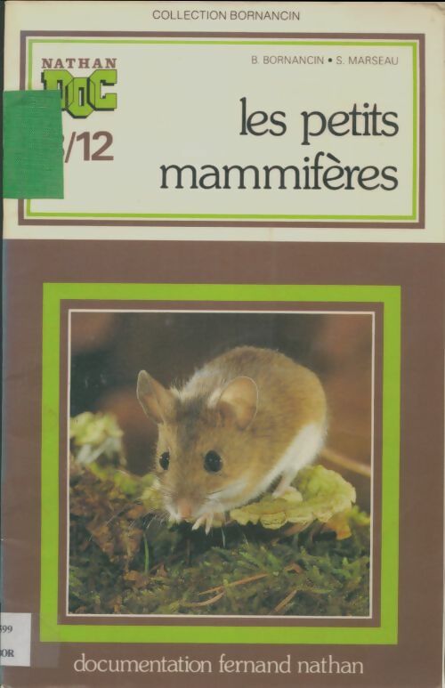 Livrenpoche : Les petits mammifères - S Marseau - Livre