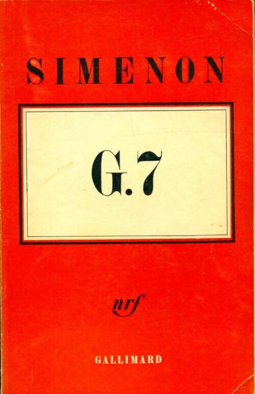 Livrenpoche : G. 7 - Georges Simenon - Livre