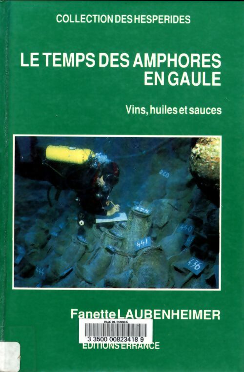 Livrenpoche : Le temps des amphores en Gaule - Fanette Laubenheimer - Livre