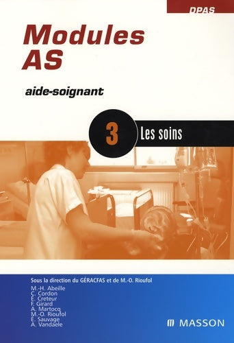 Livrenpoche : Modules as - 3 : Les soins - Geracfas - Livre
