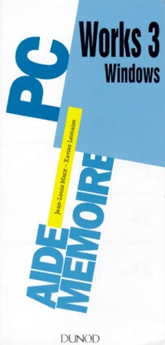 Livrenpoche : Works 3 windows - Jean-Louis Marx - Livre