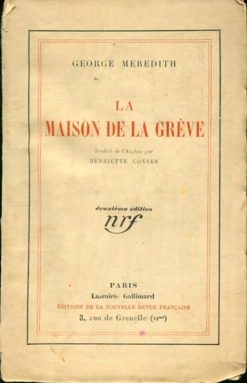 Livrenpoche : La maison de la grève - George Meredith - Livre