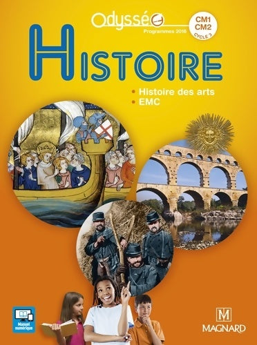 Livrenpoche : Odysséo histoire cm1-cm2 (2017) - manuel de l'élève - Françoise Changeux - Claus - Livre