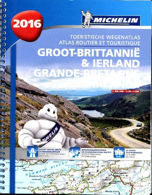 Livrenpoche : Great Britain & Ireland : Tourist and motoring atlas 2016 - Collectif - Livre