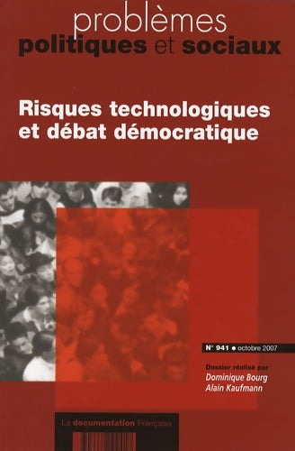 Livrenpoche : Risques technologiques et débat démocratique - Dominique Bourg - Livre