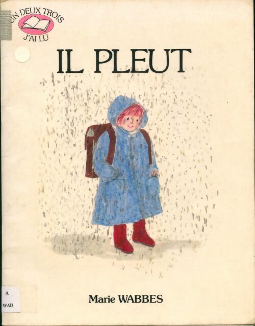 Livrenpoche : Il pleut - Marie Wabbes - Livre