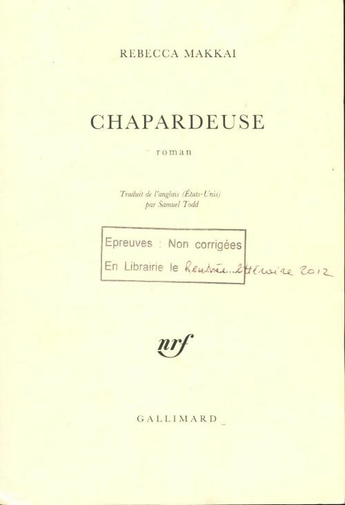 Livrenpoche : Chapardeuse - Rebecca Makkai - Livre