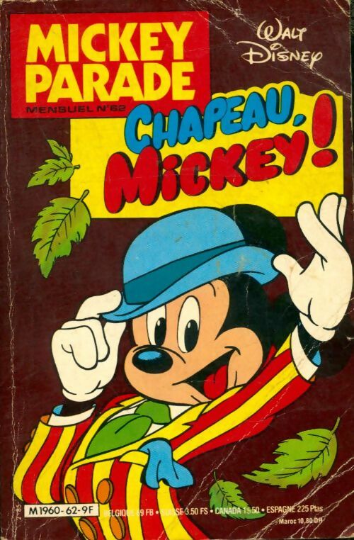 Livrenpoche : Mickey-parade n°62 - Collectif - Livre