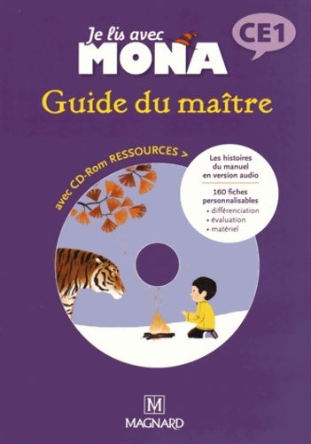Livrenpoche : Je lis avec mona CE1 (2015) - guide du maître avec cd-rom - Michèle Charbonnier - Livre