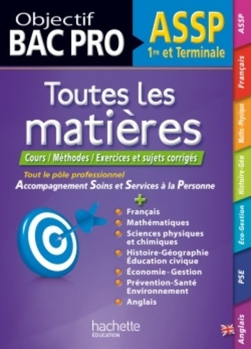 Livrenpoche : Objectif bac toutes les matières 1re et Terminale bac pro assp - Collectif - Livre
