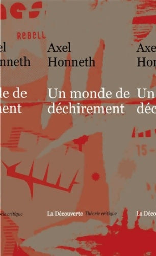 Livrenpoche : Un monde de déchirements - Axel Honneth - Livre