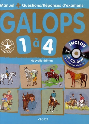 Livrenpoche : Galops 1 a 4 avec CD rom - Collectif - Livre