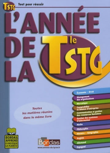 Livrenpoche : L'ad la terminale STG - toutes les matieres reunies dans le meme livre (ancienne édition) - Xavier Cadoret - Livre