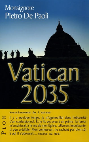 Livrenpoche : Vatican 2035 - Pietro De Paoli - Livre