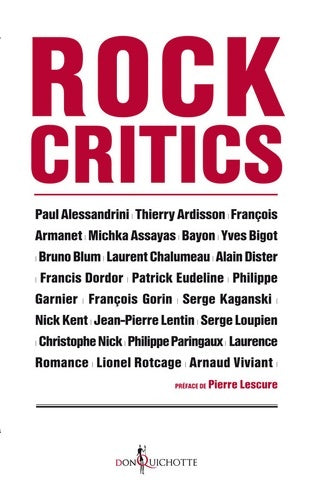 Livrenpoche : Rock critics - Collectif - Livre