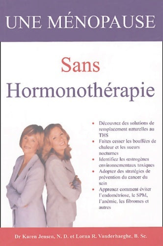 Livrenpoche : Ménopause sans hormonothérapie - Karen Jensen - Livre