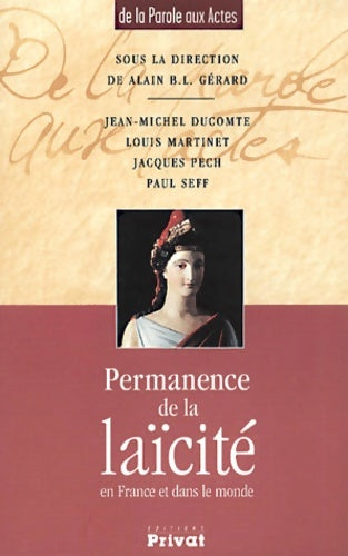 Livrenpoche : Permanence de la laïcité en France et dans le monde - Collectif - Livre