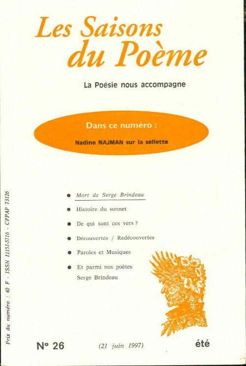 Livrenpoche : Les saisons du poème n°26 - Collectif - Livre