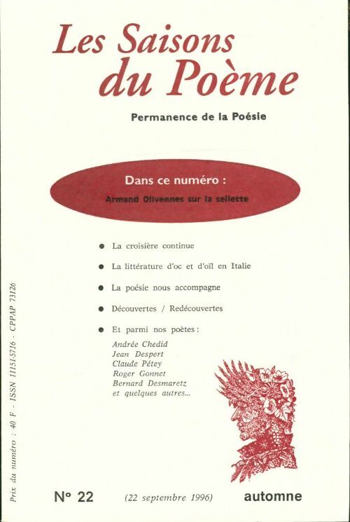 Livrenpoche : Les saisons du poème n°22 - Collectif - Livre