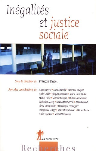 Livrenpoche : Inégalités et justice sociale - François Dubet - Livre