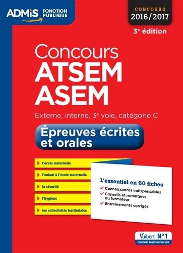 Livrenpoche : Concours ATSEM ASEM Cat C. Épreuves écrites et orales 2016-2017 - Caroline Dubuis - Livre