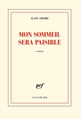 Livrenpoche : Mon sommeil sera paisible - Alain Absire - Livre