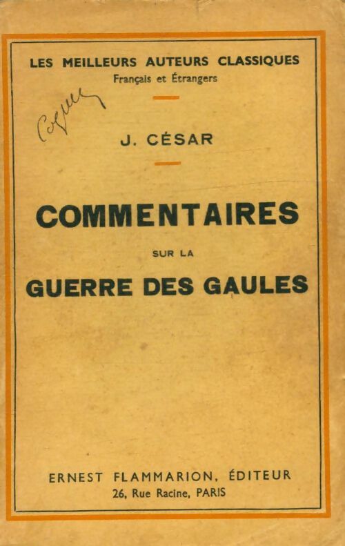 Livrenpoche : Commentaires sur la guerre des Gaules - Jules César - Livre