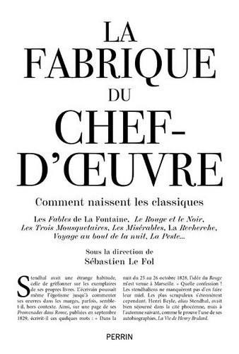 Livrenpoche : La fabrique du chef d'oeuvre - Sébastien Le Fol - Livre
