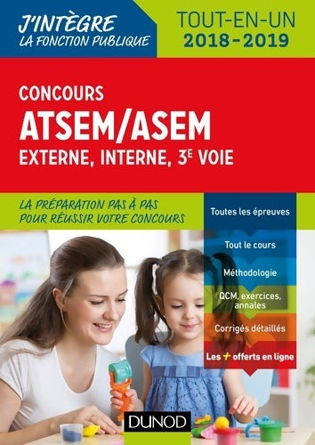 Livrenpoche : Concours ATSEM/ASEM externe, interne, 3e voie 2018-2019 - Corinne Pelletier - Livre