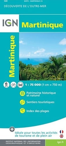 Livrenpoche : Martinique Cartes 1 : 75 000 - Collectif - Livre