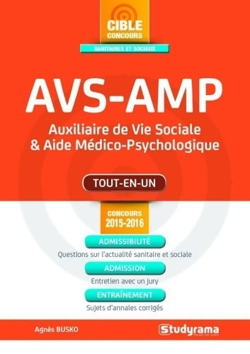 Livrenpoche : AVS-AMP session 2015-2016 - Agnes Busko - Livre