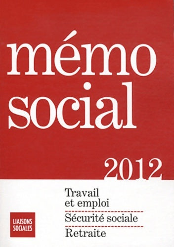 Livrenpoche : Mémo social 2012 - Diane Rousseau - Livre