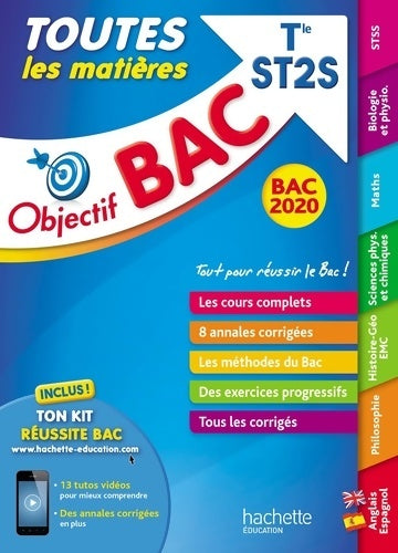 Livrenpoche : Toutes les matières Terminale ST2S 2020 - Collectif - Livre
