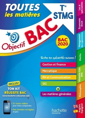 Livrenpoche : Terminale STMG 2020 toutes les matières - Collectif - Livre