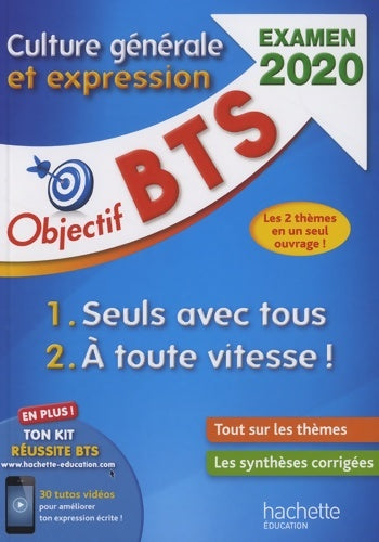 Livrenpoche : BTS culture générale et expression examen 2020 - Catherine Duffau - Livre