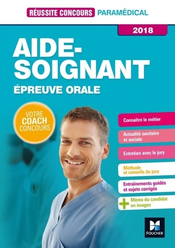 Livrenpoche : Concours aide-soignant. Épreuve orale 2018 - Anne-laure Moignau - Livre