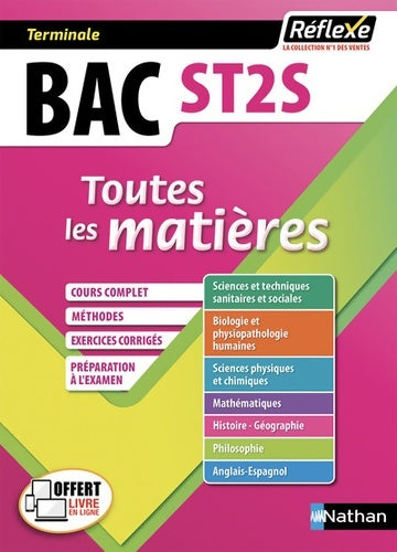 Livrenpoche : Toutes les matières Terminale ST2S 2020  - Collectif - Livre
